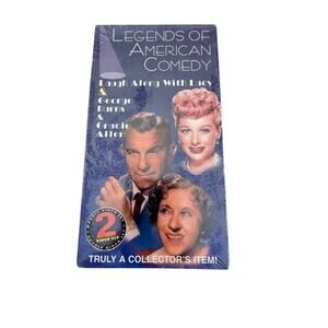Legends of American Comedy Lucy George Burns Gracie Allen 2 VHS Set New